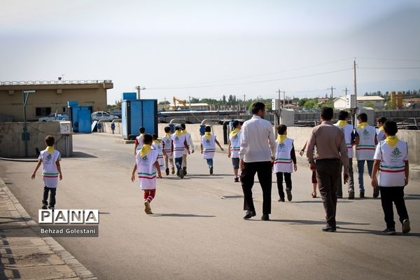 بازدید دانش آموزان پیشتاز سازمان دانش آموزی از تصفیه خانه فاضلاب  و دریاچه ارومیه