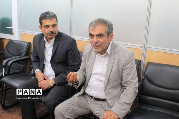 بازدید معاون پرورشی و فرهنگی آموزش و پرورش استان بوشهر از خبرگزاری پانا