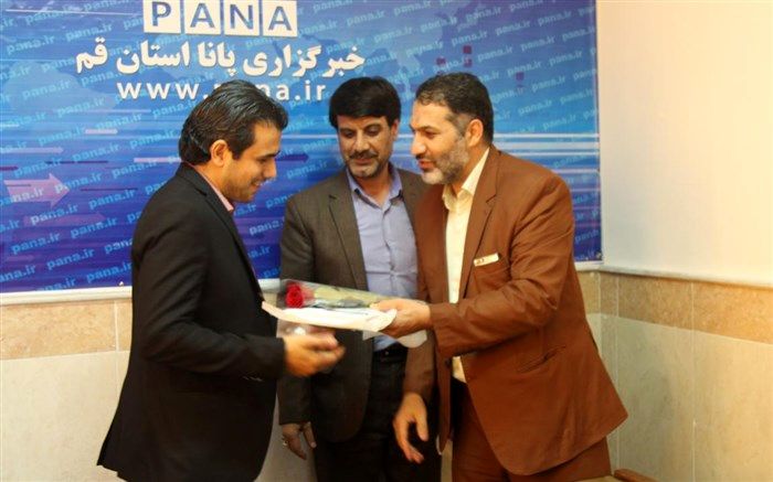 حضور مسئولین نهاد کتابخانه های استان قم در خبرگزاری پانا