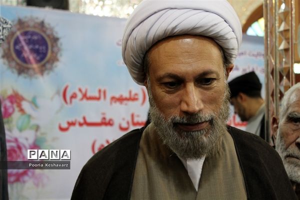 مراسم اهدا نذورات مردم شیراز به ستاد بازسازی عتبات عالیات