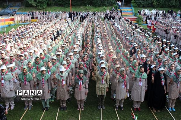 حضور دانش آموزان خراسان رضوی در اردوی ملی پیشتازان