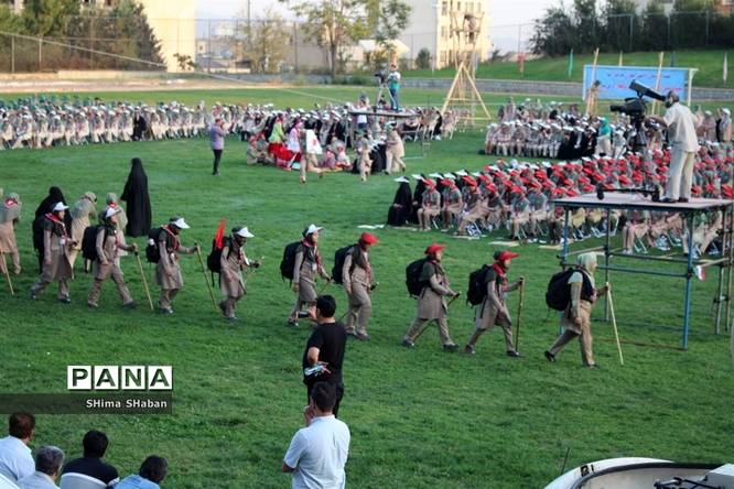 حضور دانش آموزان خراسان رضوی در اردوی ملی پیشتازان