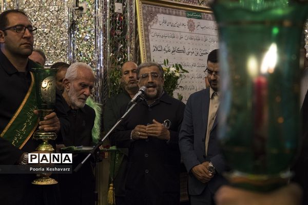 مراسم غبار روبی حرم مطهر حضرت سیدعلاالدین حسین(ع)