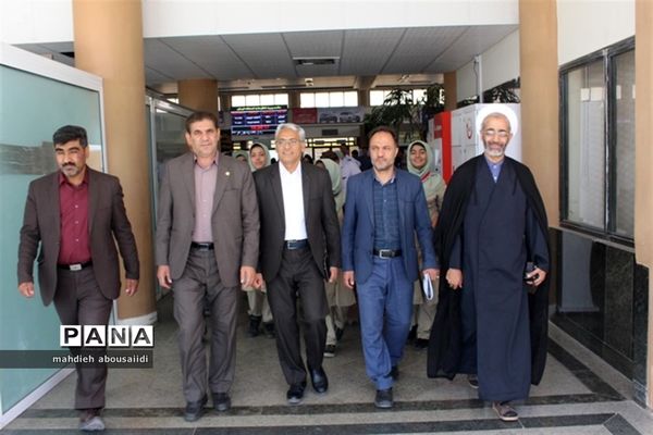 استقبال از پیشتازان دختر شرکت کننده در اردوی ملی