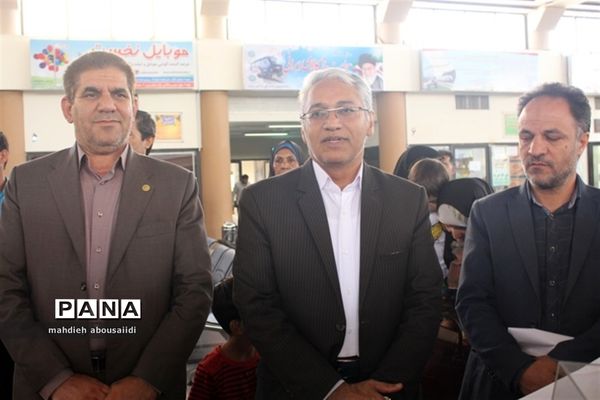 استقبال از پیشتازان دختر شرکت کننده در اردوی ملی