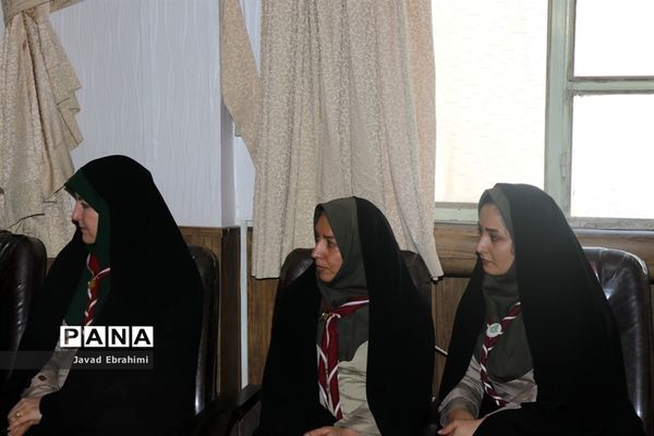 پیش اردوی دانش آموزان دختر پیشتاز خراسان رضوی شرکت کننده در اردوی ملی