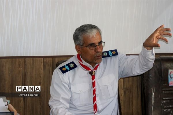 پیش اردوی دانش آموزان دختر پیشتاز خراسان رضوی شرکت کننده در اردوی ملی