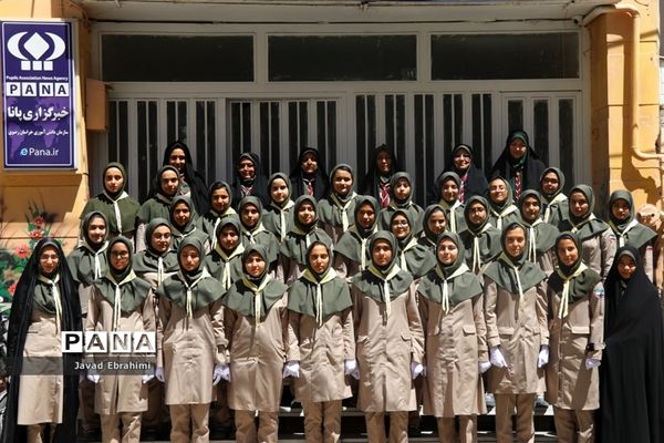 پیش اردوی دانش آموزان دختر پیشتاز خراسان رضوی شرکت کننده در اردوی ملی