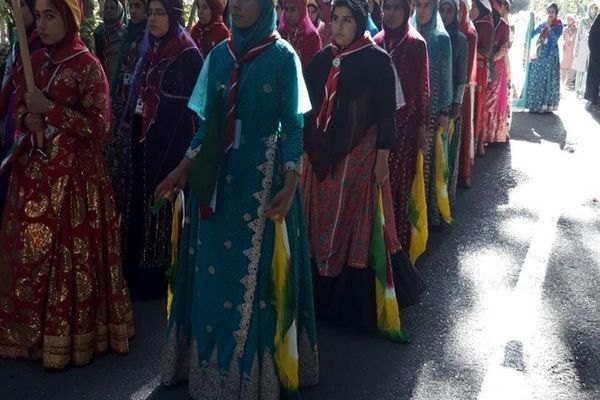 حضور دانش آموزان  پیشتاز دختر استان کهگیلویه و بویراحمد در هشتمین اردوی ملی پیشتازان کشور