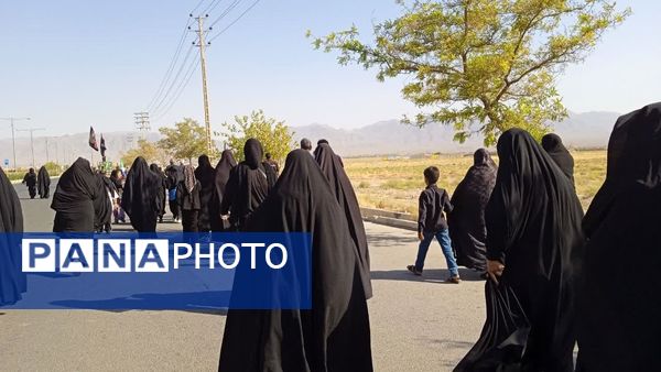 حرکت عشاق اهل بیت از موکب علی اصغری فدافن درآغازین لحظات اربعین حسینی