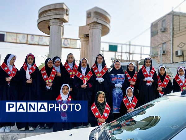بیداری در گام‌های نوجوانان عنبرآباد؛ حضور حماسی در روز دانش‌آموز