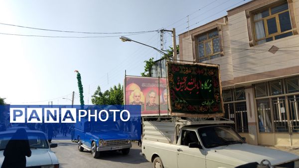 علم‌ گردانی آیین‌ هر ساله‌ شهر وردنجان