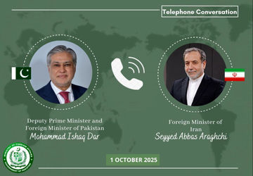 وزرای خارجه ایران و پاکستان درباره صلح منطقه‌ای گفت‌وگو کردند