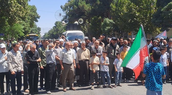 دومین راهپیمایی جمعه خشم در نیشابور 