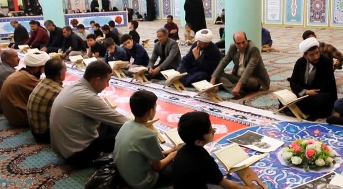 محفل انس با قرآن در شهرستان تکاب
