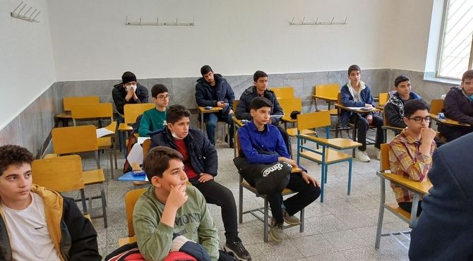 مسابقات آوایی پسران در مقاطع متوسطه اول و دوم در بروجرد