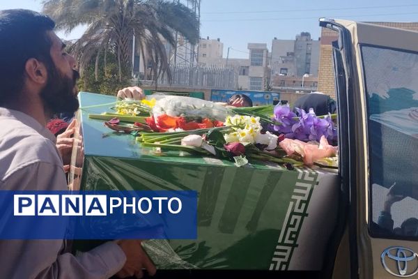 استقبال از شهید گمنام در دبیرستان معارف صدرا ولایت 