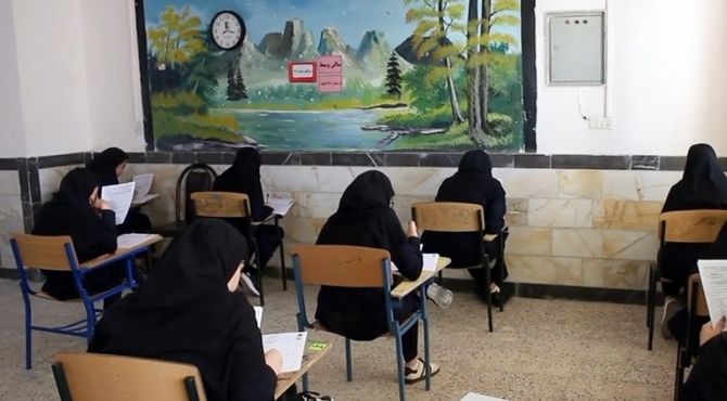گزارش خبرگزاری پانا از امتحانات نهایی شهرستان تکاب