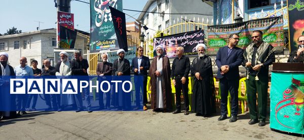 راهپیمایی عزاداران قائمشهری در سالروز رحلت رسول اکرم (ص) و امام حسن مجتبی (ع)