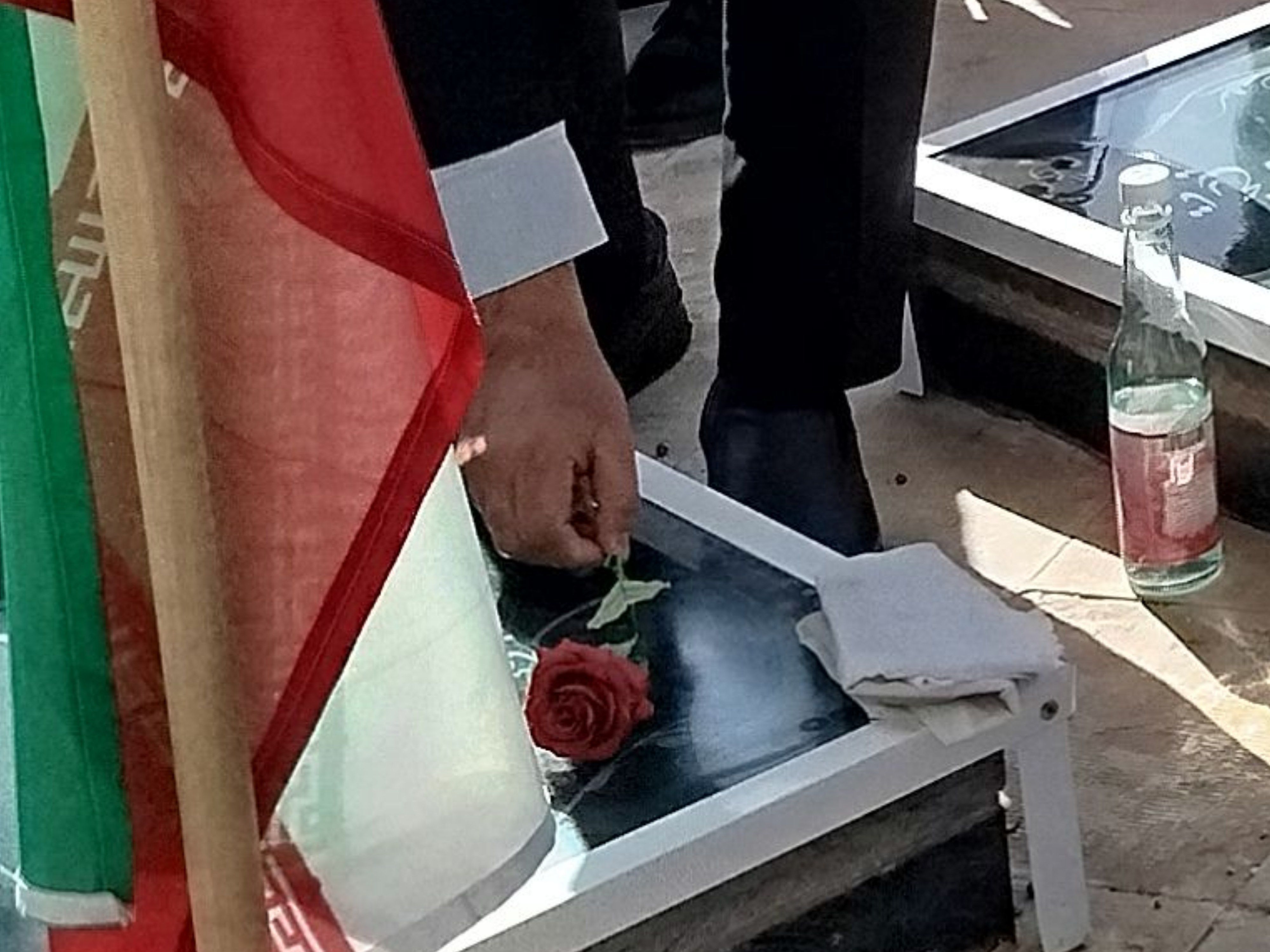 مراسم غبارروبی مزار شهدای گمنام دانشگاه آزاد اسلامی واحد کاشمر