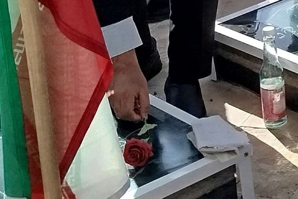 مراسم غبارروبی مزار شهدای گمنام دانشگاه آزاد اسلامی واحد کاشمر