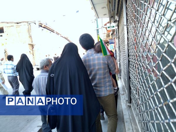 راهپیمایی مردم قزوین در جمعه خشم ونصر 