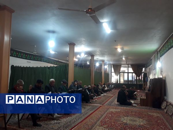 قرائت دعای پرفیض ندبه در مسجد ابوالفضلی بار