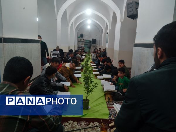 جلسه جزء خوانی قرآن کریم در شهرستان خلیل آباد 
