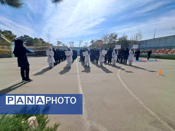 المپیاد ورزشی درون مدرسه ای در آموزشگاه تکتم باخرز