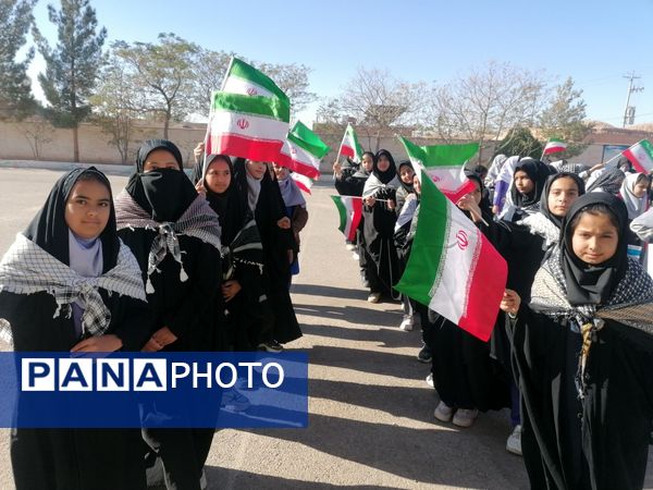 گرامیداشت ۱۳ آبان ماه ویژه دانش آموزان مدرسه تکتم خلیل آباد