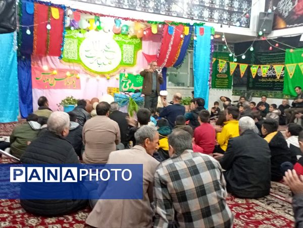 تکیه حسینی غرق در شادی علوی