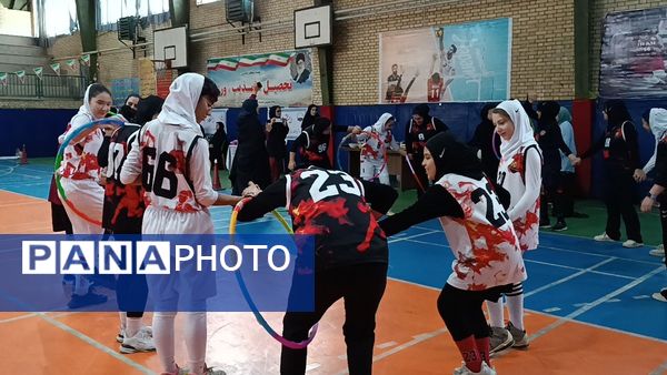 آیین افتتاح میدان پویا در بخش دختران در کانون سرداران شهید ناحیه ۴ کرج