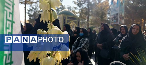 مراسم تشییع پیکر جانباز شهید علی فتح آبادی