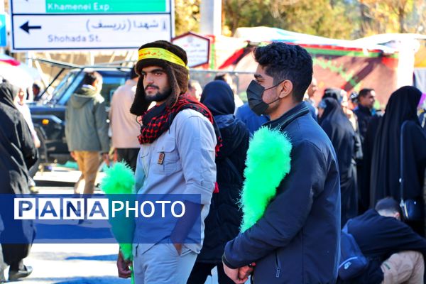 خدمت در مسیر «طریق‌الشهدا» در سالگرد حاج قاسم