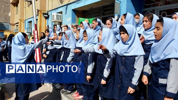 افتتاحیه سفیران سلامت در دبستان دخترانه فرهنگیان ۲