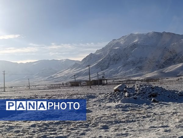برف زمستانی مهمان شهرستان کیار شد
