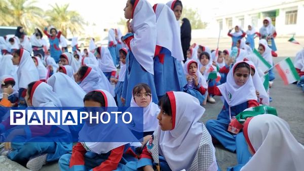 زنگ آغاز سال تحصیلی در مدرسه علقمه شاهد شهرستان قلعه‌گنج