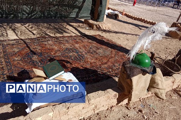 اجرای تعزیه شهادت حضرت زهرا (س) در روستای ظفرآباد شیراز