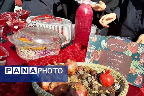جشنواره انار در دبیرستان حجاب ورامین