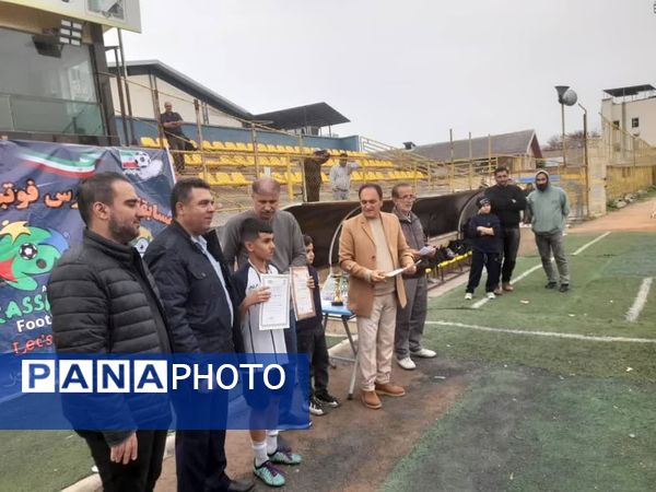 اختتامیه مسابقات لیگ دسته اول زیر ۱۲ سال مدارس فوتبال استان