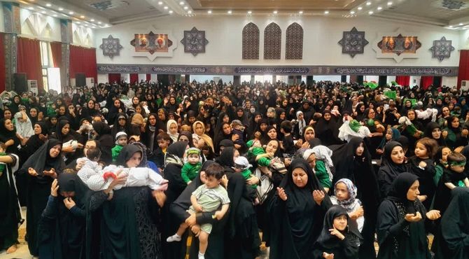 اجتماع باشکوه شیرخوارگان حسینی در یاسوج