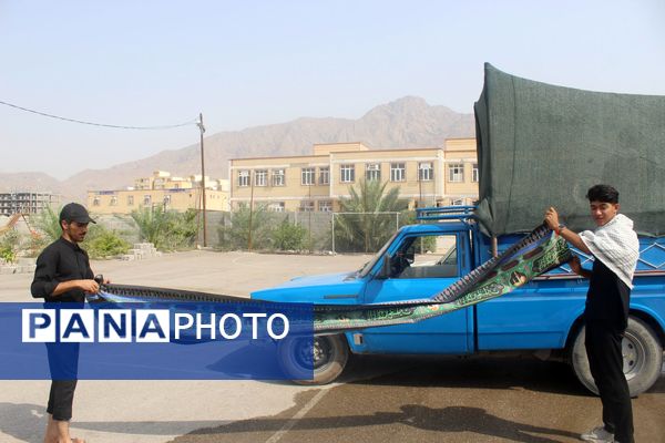 موکب پذیرایی مدافعان حریم ولایت در حاجی‌‌‌آباد