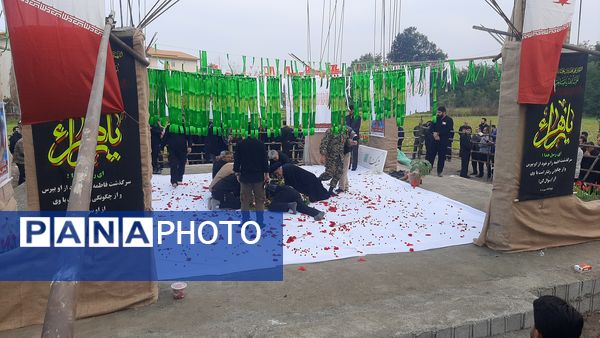 اجتماع فاطمیون و تشییع پیکر 2 شهید گمنام در تالش