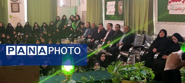  مراسم استقبال و تشییع شهید گمنام در دبیرستان شاهد زکیه ناحیه یک 