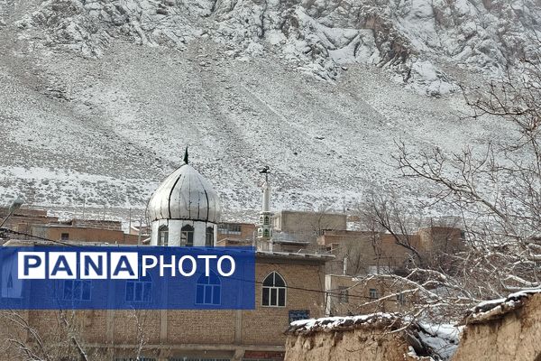 برف زمستانی در شهرستان بن 