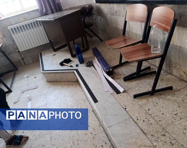 پروژه‌ مهر و تجهیز و آماده‌سازی دبستان ناهید نخودی نیشابور