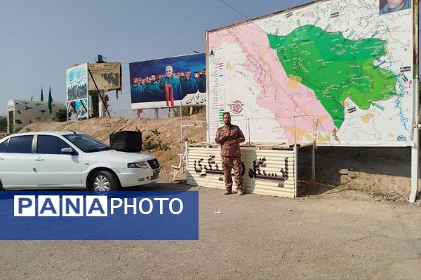 ورود کاروان راهیان نور دختران پیشوا به سرزمین حماسه