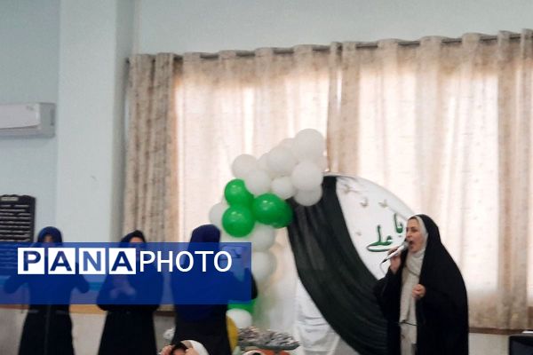 جشن میلاد مولود کعبه در دبستان  شهید بنی هاشمی رباط‌کریم
