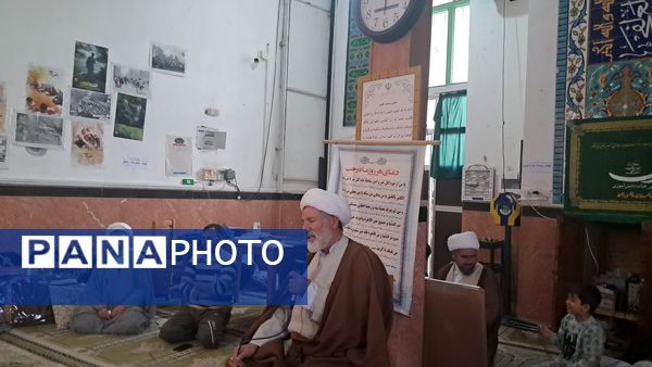 مراسم اعتکاف پسران در مسجد موسی بن جعفر آشخانه 