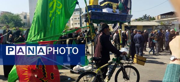 راهپیمایی عزاداران قائمشهری در سالروز رحلت رسول اکرم (ص) و امام حسن مجتبی (ع)